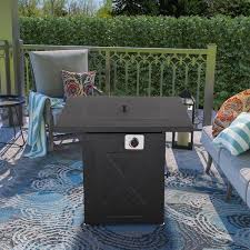 Iron Square With Gas Brazier Table