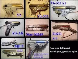 How Many Versions Of Airsoft Gearboxes Are There What Guns