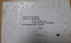 Yokogawa B9565aw Folding Recording Chart Paper Pk Of 6
