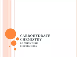 ppt carbohydrate chemistry powerpoint