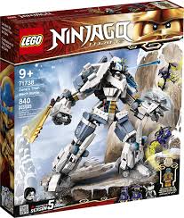 Amazon.com: LEGO NINJAGO Legacy Zane's Titan Mech Battle 71738 Ninja Toy  Building Kit Featuring Collectible Minifigures, New 2021 (840 Pieces) :  Toys & Games