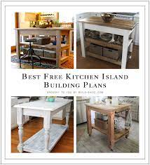 House plans with kitchen islands offer an opportunity to add additional food preparation space, casual seating and dining space, and storage possibilities. Best Free Kitchen Island Building Plans Build Basic