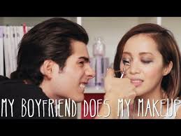 my boyfriend does my makeup you