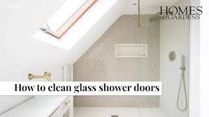 How To Clean Glass Shower Doors Homes