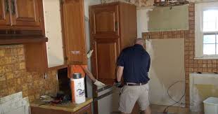 kitchen demolition cabinet removal