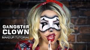 gangster clown halloween makeup