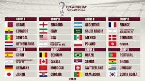 Qatar 2022 World Cup Group Table gambar png