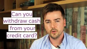 Linking a bank account or your debit or credit card is necessary to send money. Can You Withdraw Cash From Your Credit Card Youtube