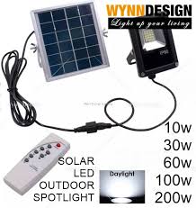 Wynn Design 10w 200w Solar Spotlight