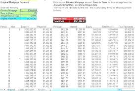 Amortization Schedule Mortgage Calculator In Excel Free Download Xls