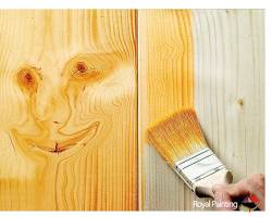 نقاشی چوب