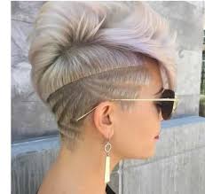 Half shaved head with ponytail. Shaved Hairstyles For Women Top 10 For 2018 99 Cent Razor