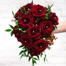 red rose wedding bouquet brown s the