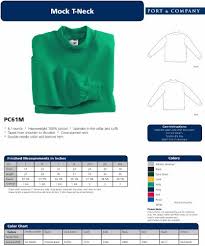 Port Company Mock Turtleneck Pc61m Available In 9 Colors
