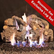Warm Oak Vented Gas Log Set