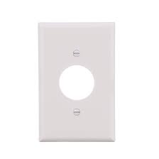 White Round Midsize Wall Plate