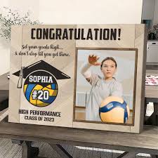 personalized volleyball graduation