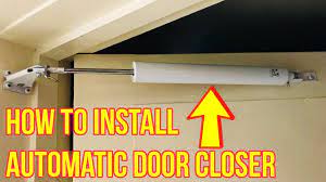 How To Install An Automatic Door Closer Ace Hardware Pneumatic Door Closer  - YouTube