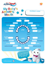 Printable Baby Teeth Chart Templates At