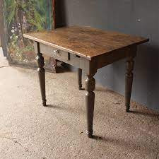 Oak Pine Painted Side Table Tables