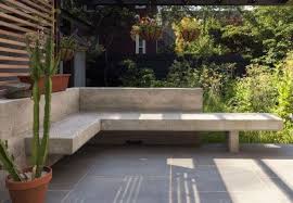 Concrete Garden Bench Backyard Seating