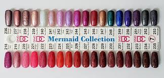 Dnd Dc Mermaid Collection Color Chart 36 Colored Tips