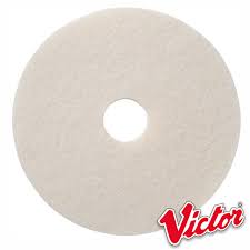 12 white polishing floor pads box of