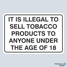 it is illegal to sell to anyone
