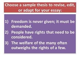 Freedom  Voluntariness  And Responsibility   Oxbridge Notes the     SlideShare Definition essay on freedom
