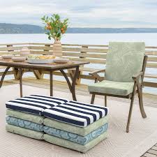 Outdoor High Back Dining Chair Cushion