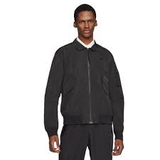 Nike Mens Sportswear Black Bomber Jacket