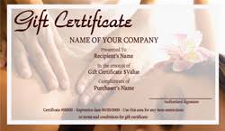 mage gift certificate templates