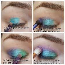 easy rainbow eye tutorial