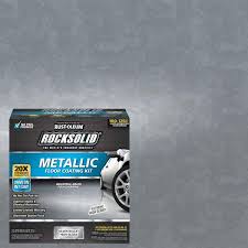 metallic silver bullet garage floor