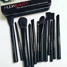 12 makeup brush kit brand huda beauty