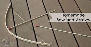 homemade bow and arrows