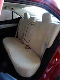 Toyota Corolla Back Seat Cover On