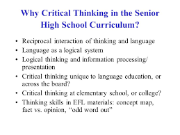 Critical Thinking Links for Your Students SlideShare