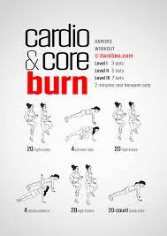 cardio core burn workout