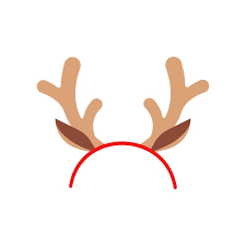 Reindeer Headband Vector Icon
