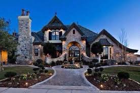 Big stone house with black roofing | Luxury homes dream houses, House  exterior, Dream house plans gambar png