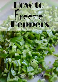how to freeze peppers the farmwife crafts
