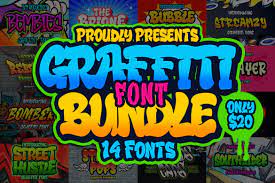 graffiti font bundle 422901