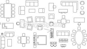 17 plan table and chairs vector images