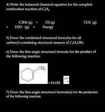 Write The Balanced Chemical Equation