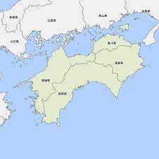四国地方の地図 | Map-It マップ・イット
