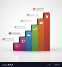 3d Chart Style Infographic Design Template