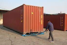 Once again, it's important that only trained and certified forklift operators load and unload the shipping container. Forklift Ramp Forklift Container Ramps Shipping Container Skates To Move Shipping Containers