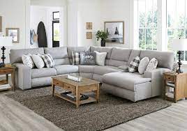 rockport 6pc power reclining sectional