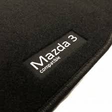 floor mats with logo for mazda 3 2019